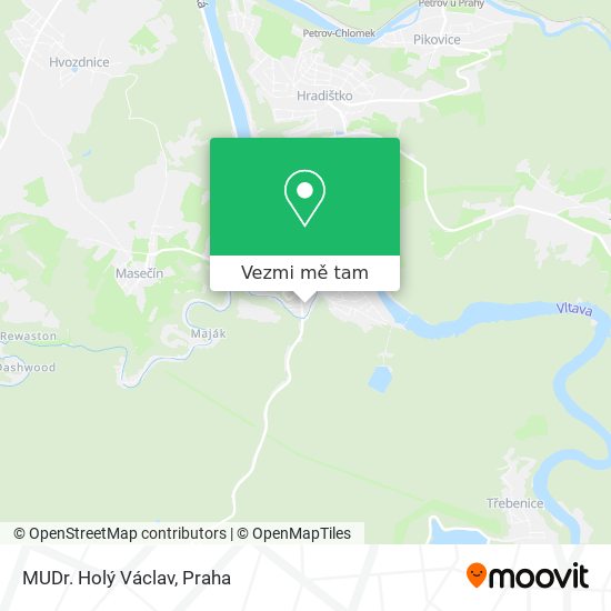 MUDr. Holý Václav mapa