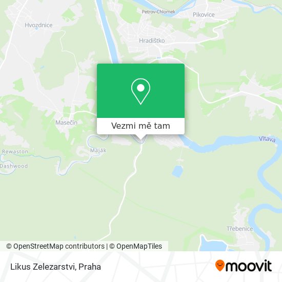 Likus Zelezarstvi mapa