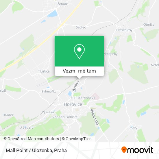 Mall Point / Ulozenka mapa