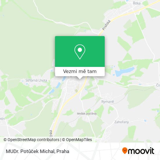 MUDr. Potůček Michal mapa