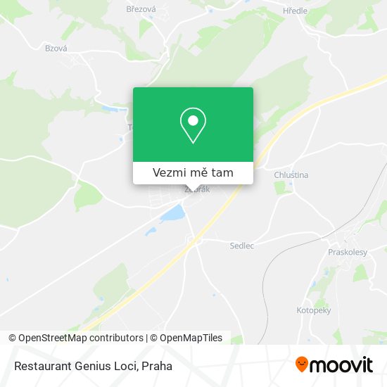 Restaurant Genius Loci mapa