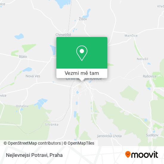 Nejlevnejsi Potravi mapa