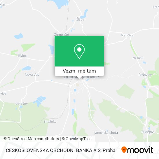 CESKOSLOVENSKA OBCHODNI BANKA A S mapa