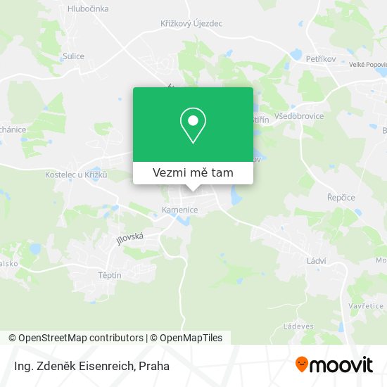 Ing. Zdeněk Eisenreich mapa