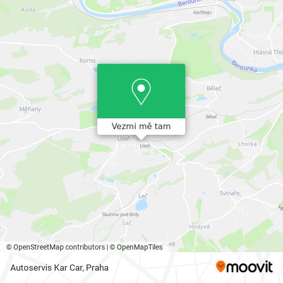 Autoservis Kar Car mapa