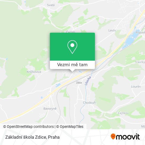 Základní škola Zdice mapa