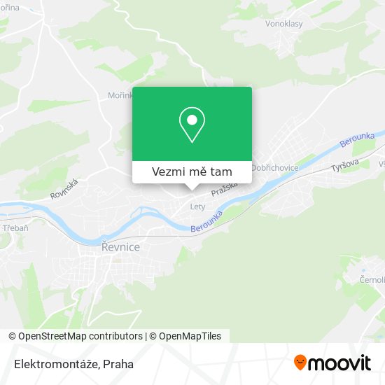 Elektromontáže mapa