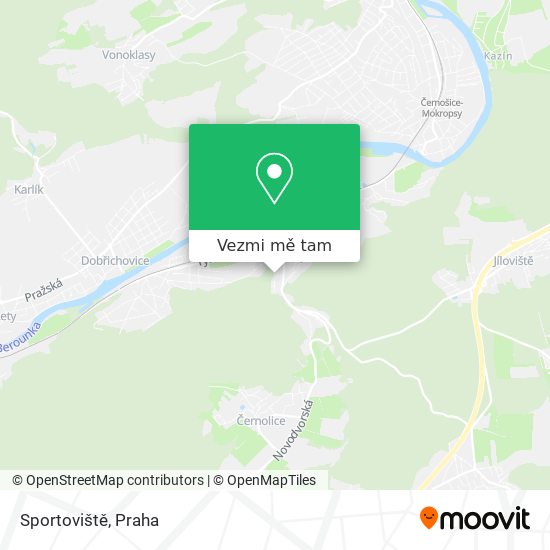 Sportoviště mapa