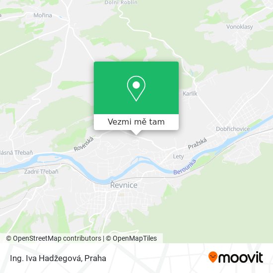 Ing. Iva Hadžegová mapa