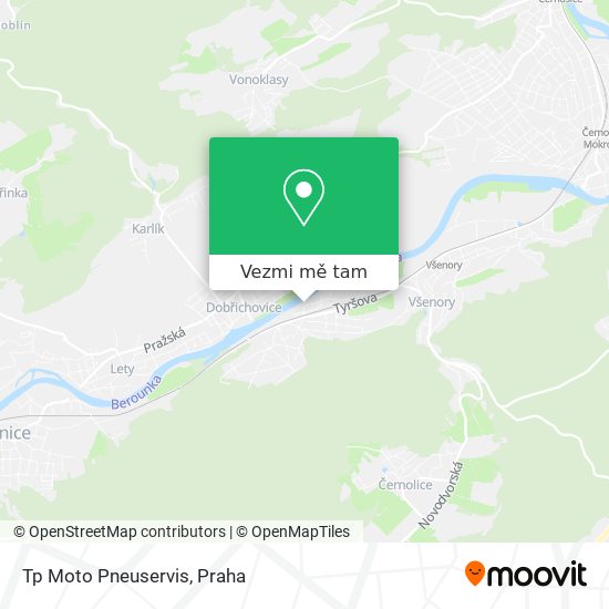 Tp Moto Pneuservis mapa