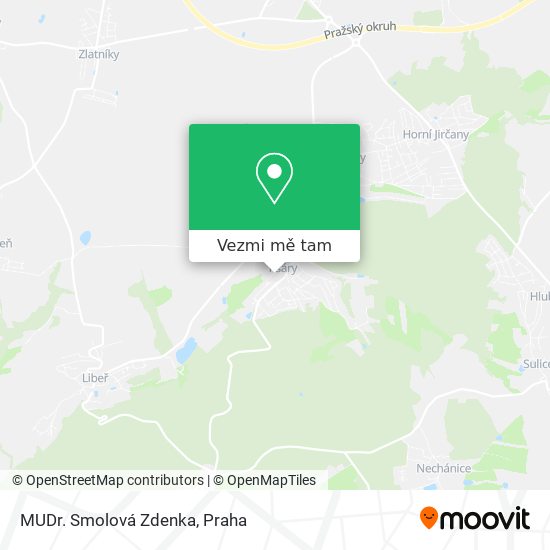 MUDr. Smolová Zdenka mapa
