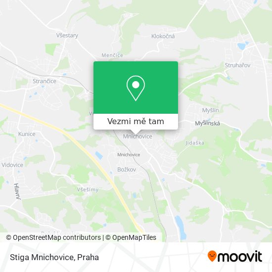 Stiga Mnichovice mapa