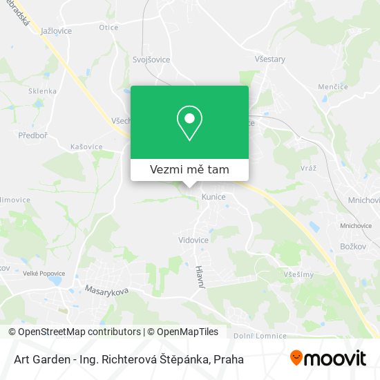 Art Garden - Ing. Richterová Štěpánka mapa