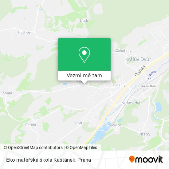 Eko mateřská škola Kaštánek mapa