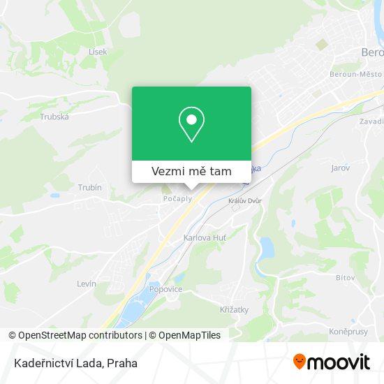 Kadeřnictví Lada mapa