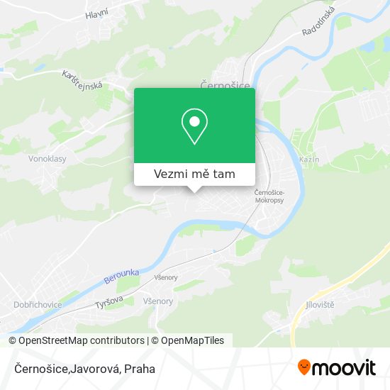 Černošice,Javorová mapa