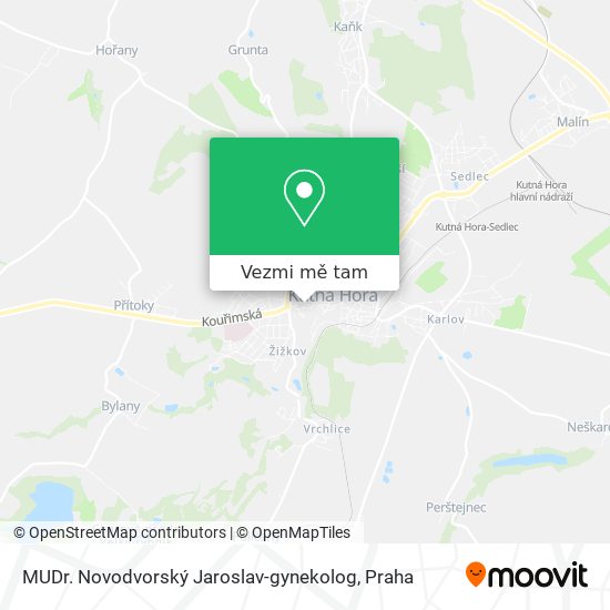 MUDr. Novodvorský Jaroslav-gynekolog mapa