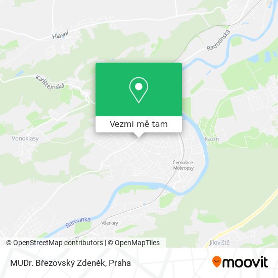 MUDr. Březovský Zdeněk mapa