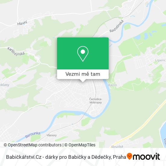 Babičkářství.Cz - dárky pro Babičky a Dědečky mapa