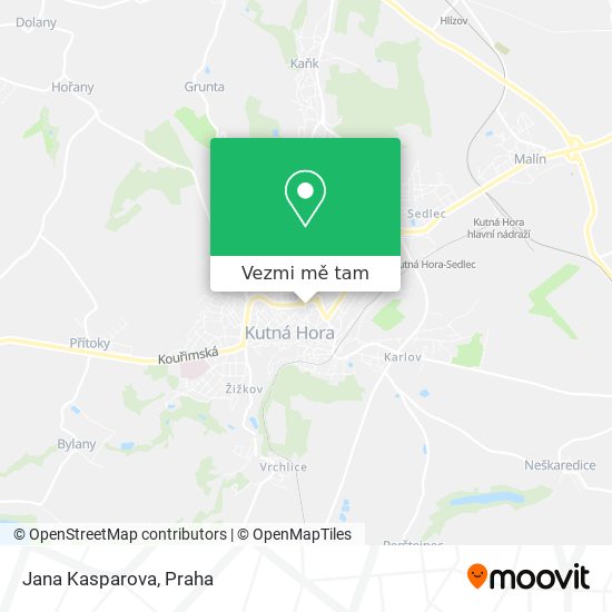 Jana Kasparova mapa