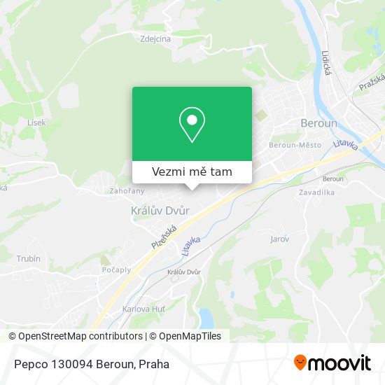 Pepco 130094 Beroun mapa