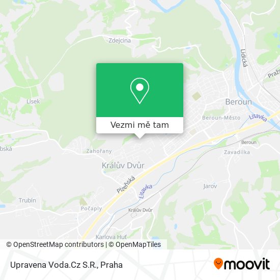 Upravena Voda.Cz S.R. mapa