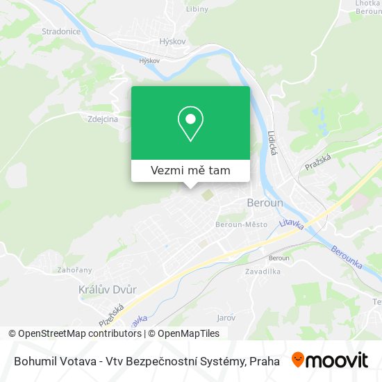 Bohumil Votava - Vtv Bezpečnostní Systémy mapa