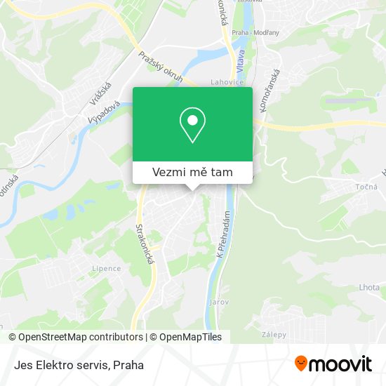 Jes Elektro servis mapa