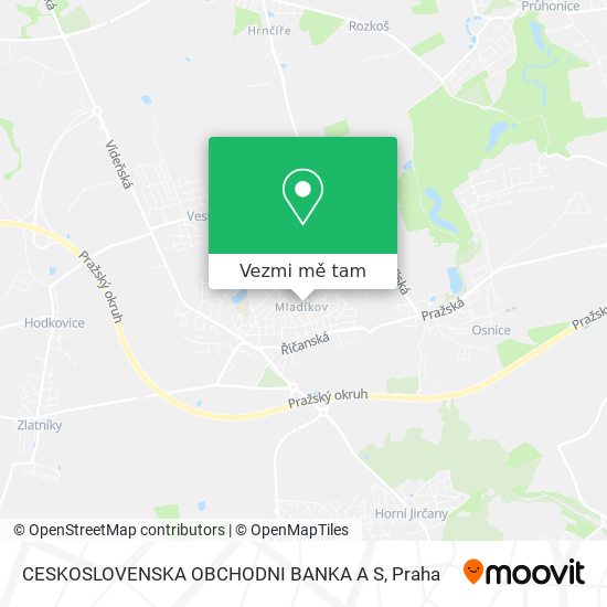 CESKOSLOVENSKA OBCHODNI BANKA A S mapa