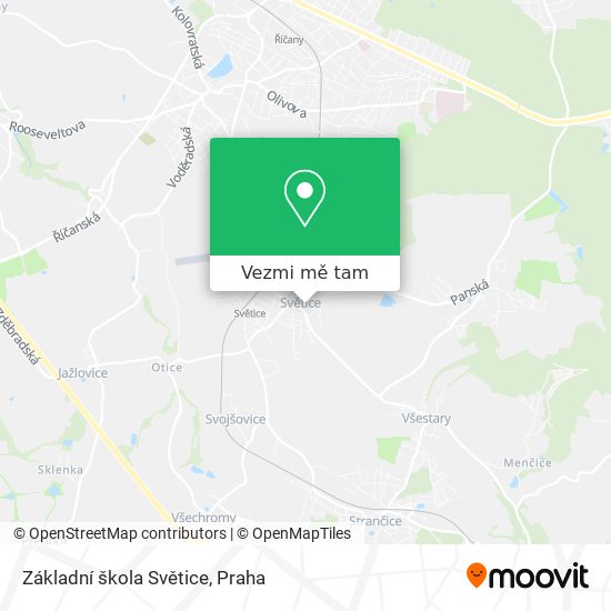 Základní škola Světice mapa