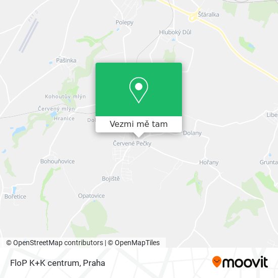 FloP K+K centrum mapa