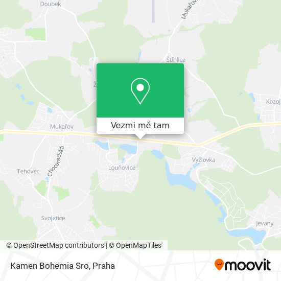 Kamen Bohemia Sro mapa