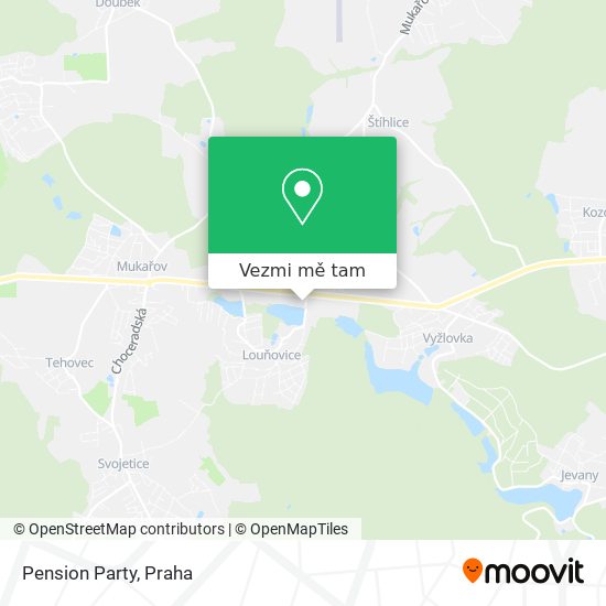 Pension Party mapa