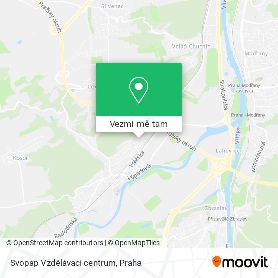 Svopap Vzdělávací centrum mapa