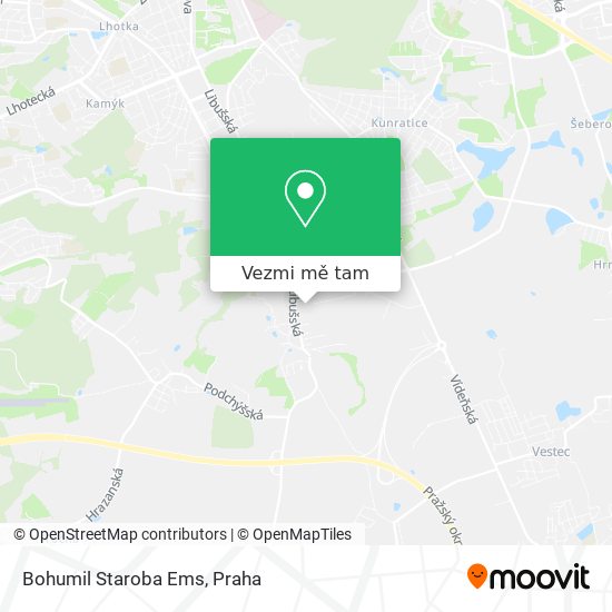 Bohumil Staroba Ems mapa