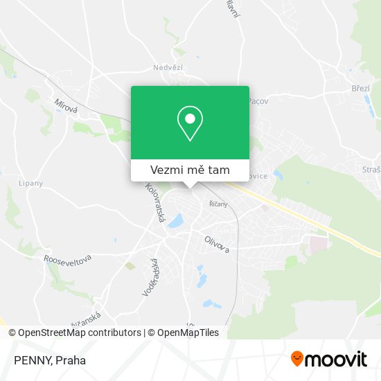 PENNY mapa