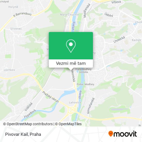 Pivovar Kail mapa