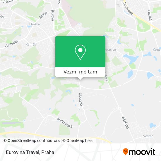 Eurovina Travel mapa