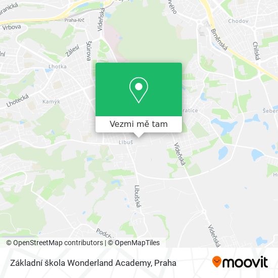 Základní škola Wonderland Academy mapa
