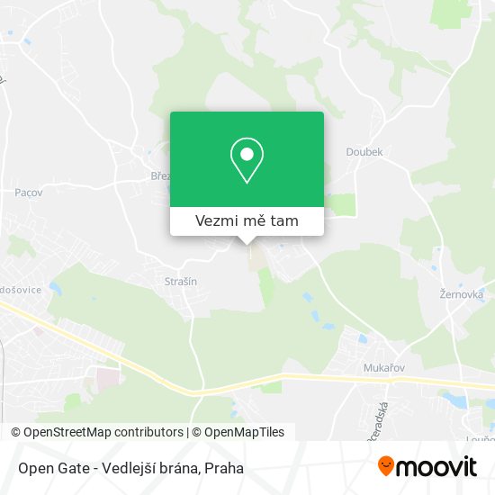 Open Gate - Vedlejší brána mapa