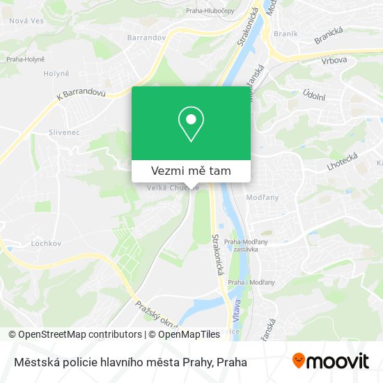Městská policie hlavního města Prahy mapa