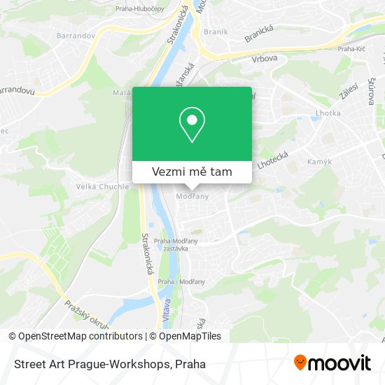 Street Art Prague-Workshops mapa