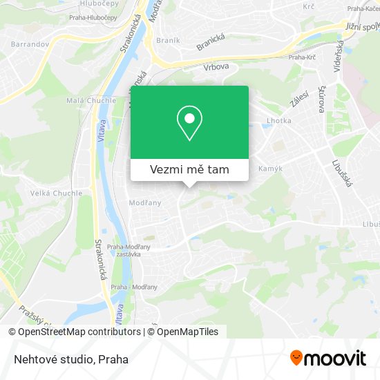 Nehtové studio mapa