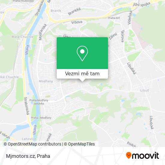 Mjmotors.cz mapa