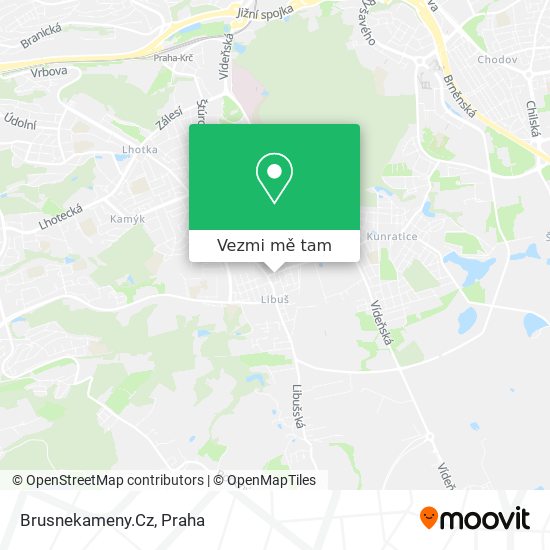 Brusnekameny.Cz mapa
