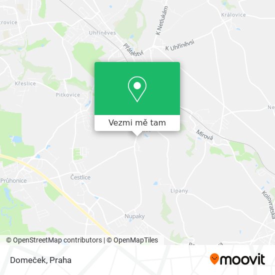 Domeček mapa