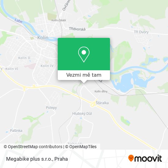 Megabike plus s.r.o. mapa
