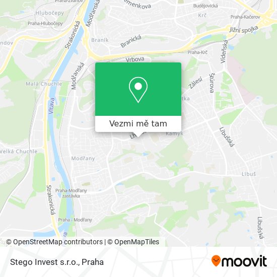 Stego Invest s.r.o. mapa