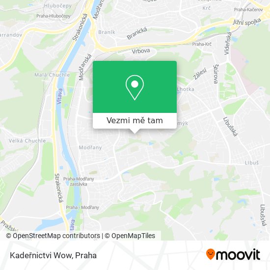 Kadeřnictvi Wow mapa