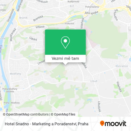 Hotel Snadno - Marketing a Poradenství mapa